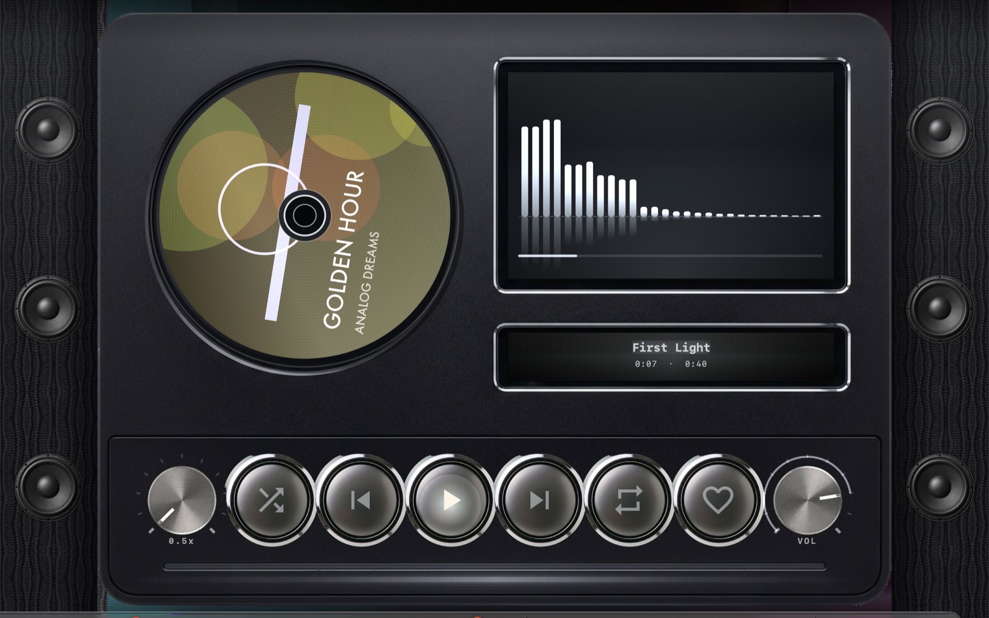 MP95 on Mac: the disc player